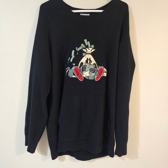 Paper Trails BKNY Men's Long Pocketed Graphic Sweatshirt - Size L - Picture 1 of 7